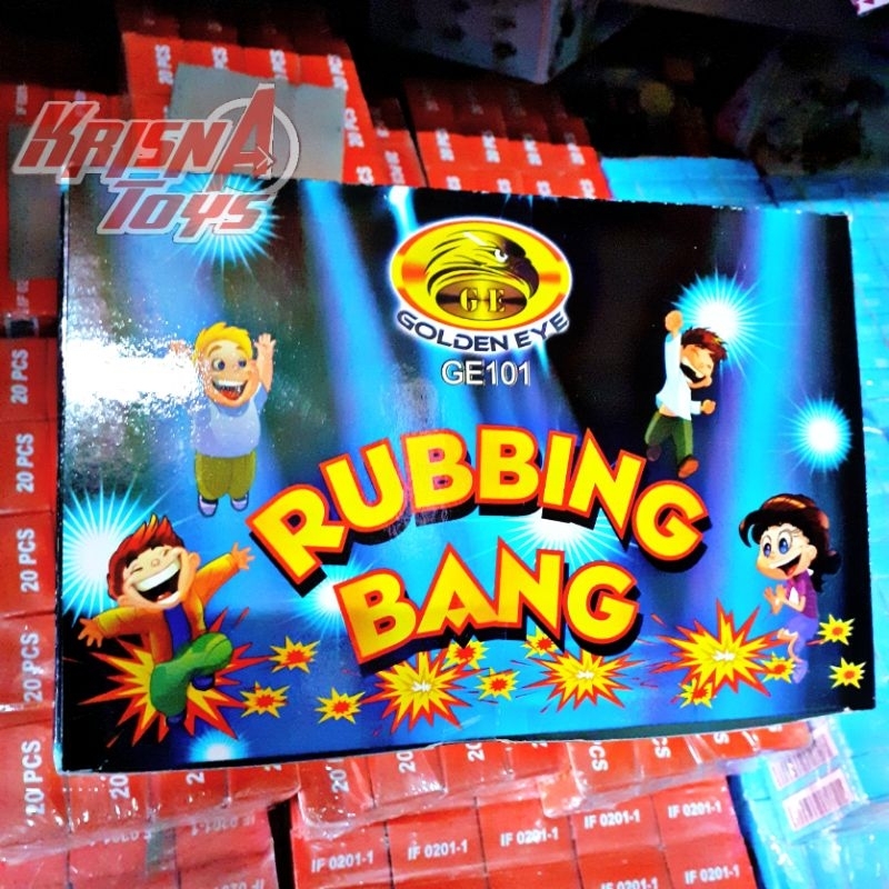 MAINAN PETASAN RUBBINGBANG isi 10pcs/dus