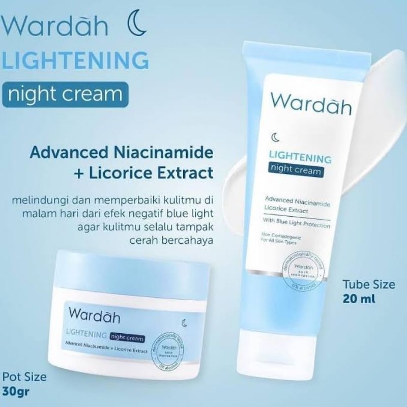 Wardah Lightening Day Cream &amp; Night Cream