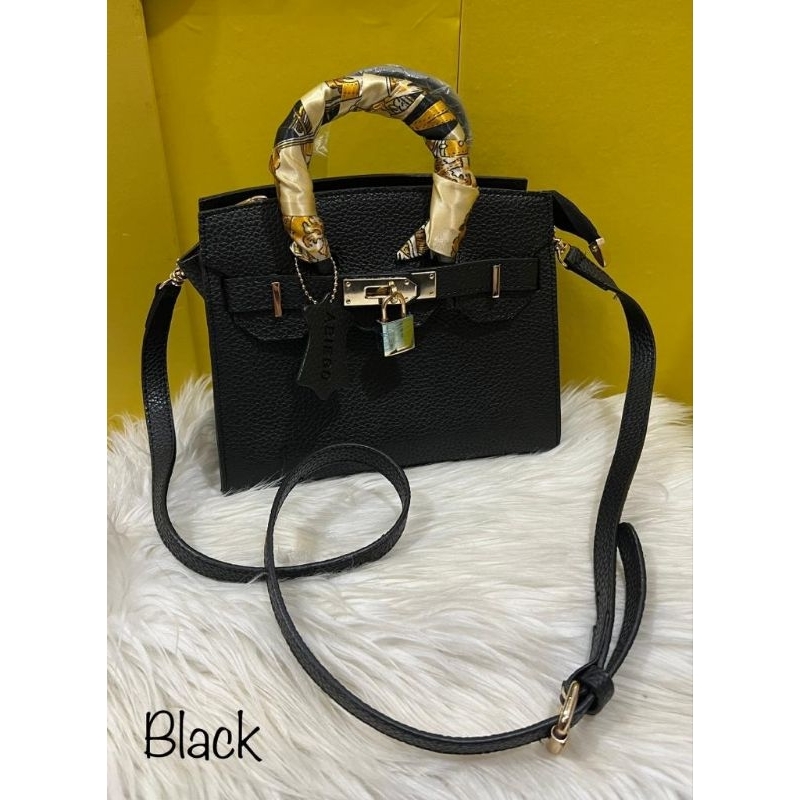 SlingBag Wanita Fashion /Tas Tenteng Wanita Bahan Kulit Jeruk/Tas Wanita ABIEGO Keren