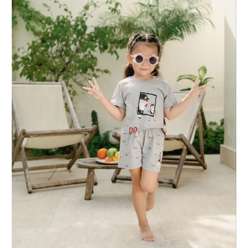 BOHOPANNA X THE OVERTEE - BIANCA SET BOHOPANNA - BIANCA SET THE OVERTEE BOHOPANNA - SETELAN BAJU ANAK PEREMPUAN