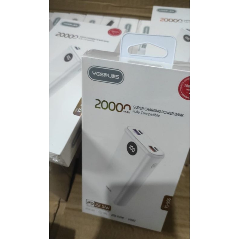 POWER BANK YESPLUS POWER BANK 20000MAH PB