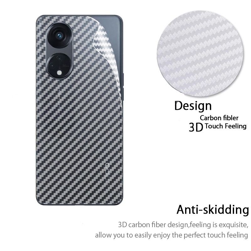 carbon fiber back screen guard antigores BELAKANG Oppo areno 8t 4g 5g