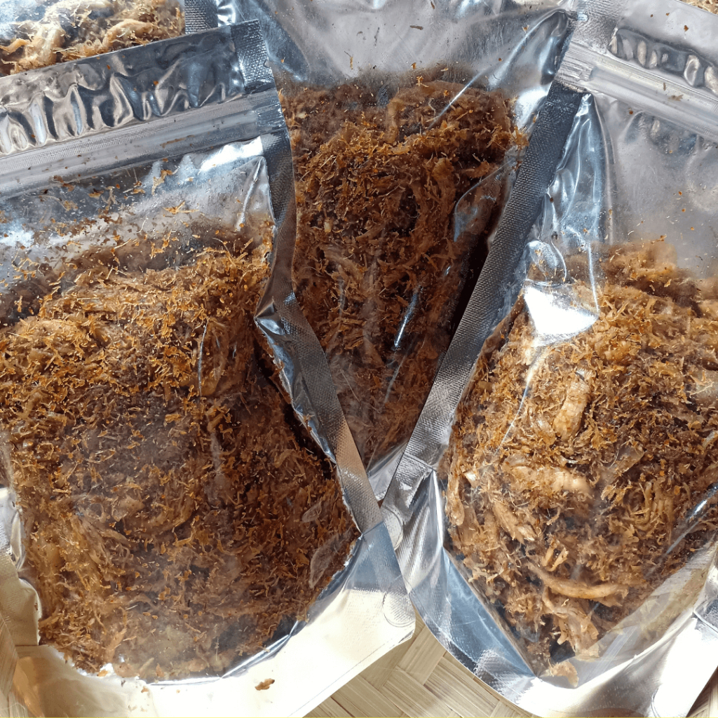 Gepuk Ayam Suwir Original &amp; Pedas Kemasan 150 gram