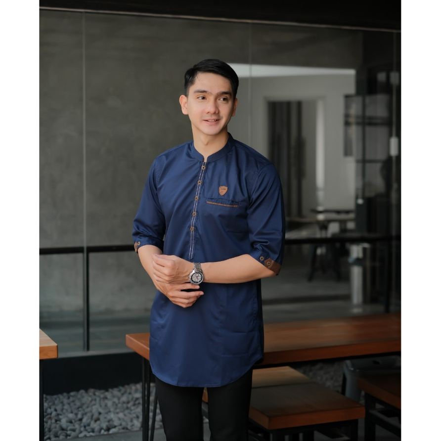 Terlaris ! Baju koko pria muslim TERBARU bahan premium ORIGINAL QOSWA