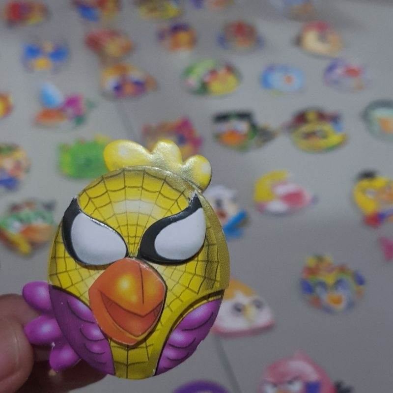 

Stiker / Tempelan Mainan spiderman, pokemon, angry bird, ninja, doraemon dll