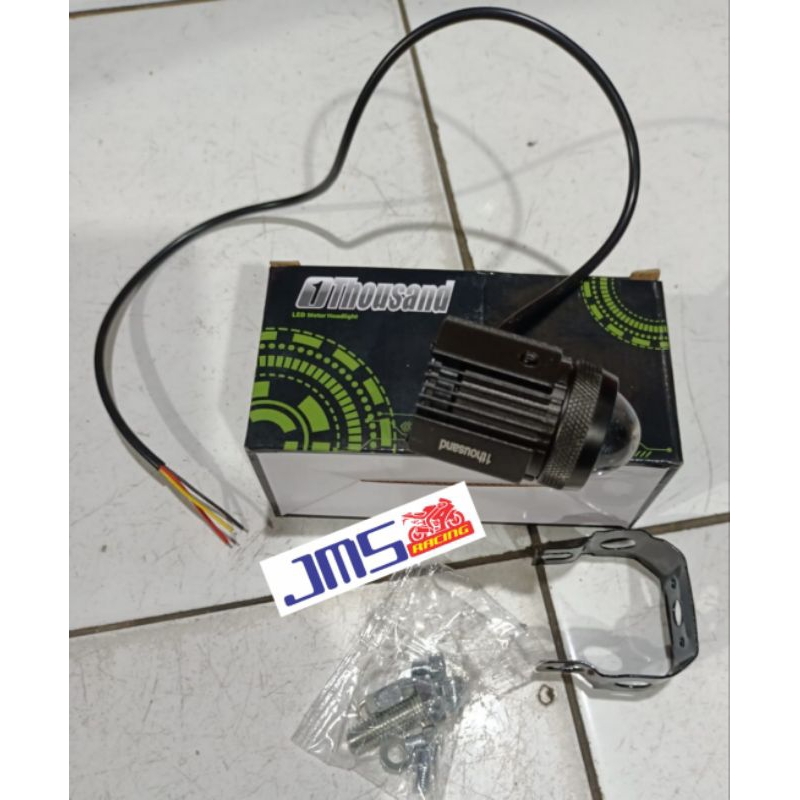 lampu tembak D2 laser mini driving 1thousand universal nmax aerox freego cb150 vixion satria fu mx cb pcx vario125/150/160 beat mio soul mio m3 mioj suprax125 blade vega jupiter mx ninja 250 cbr150 gsx150 beat genio fazzio scoopy