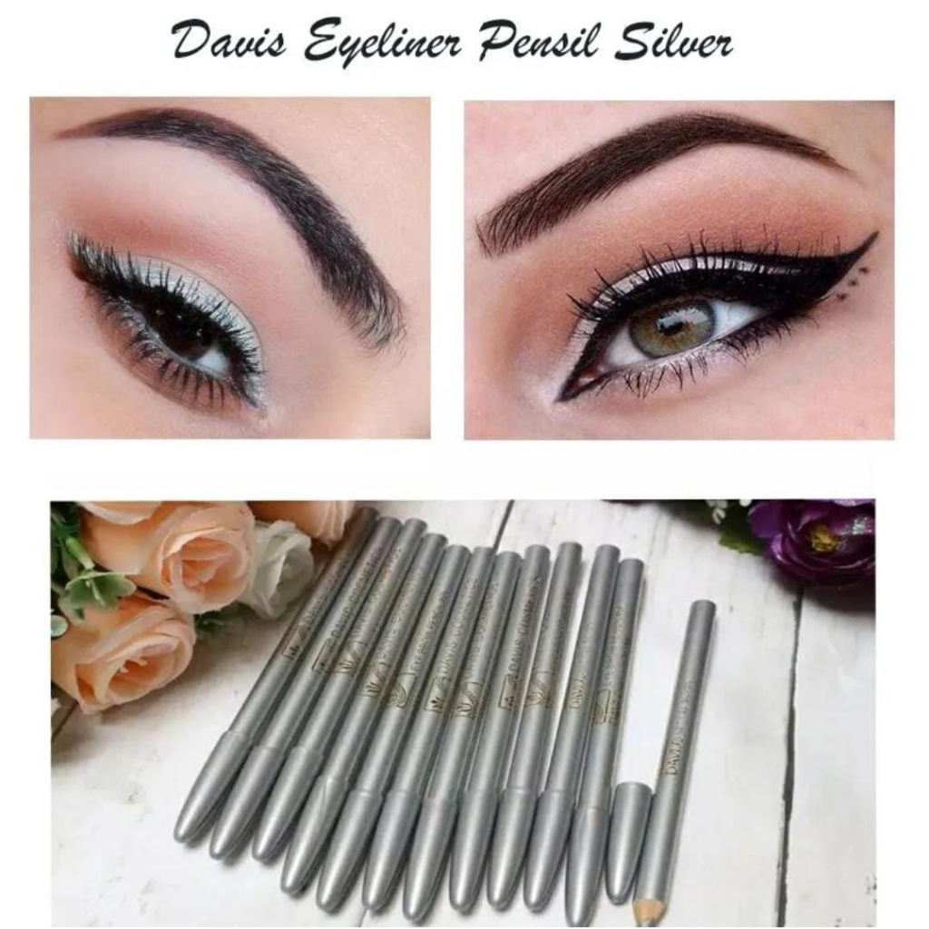 Pensil Alis Davis Silver - Eyeliner Davis Silver