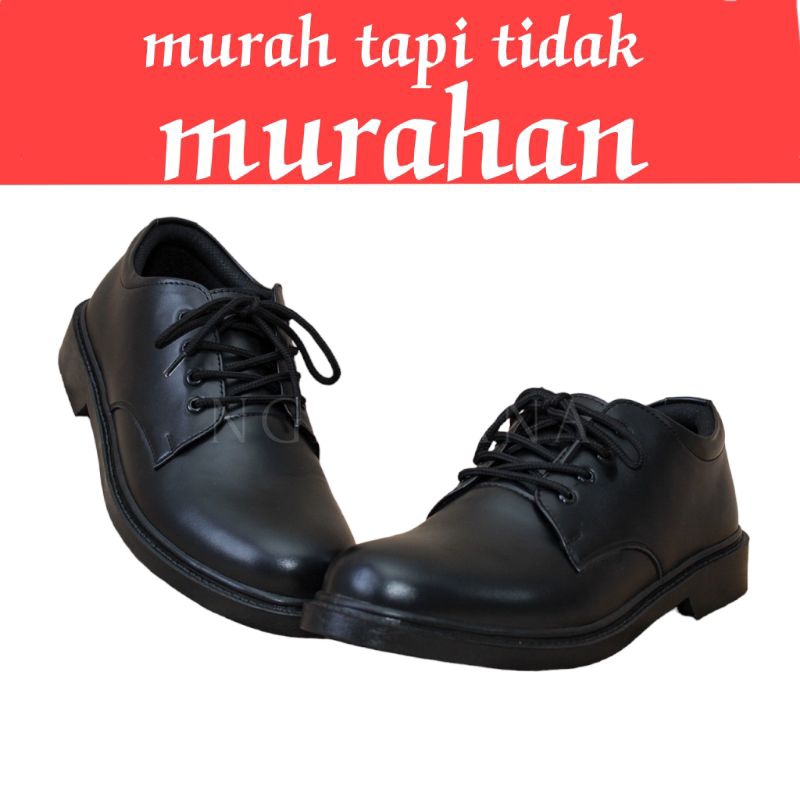 sepatu pdh TNI POLRI kulit kilap dan doff 012