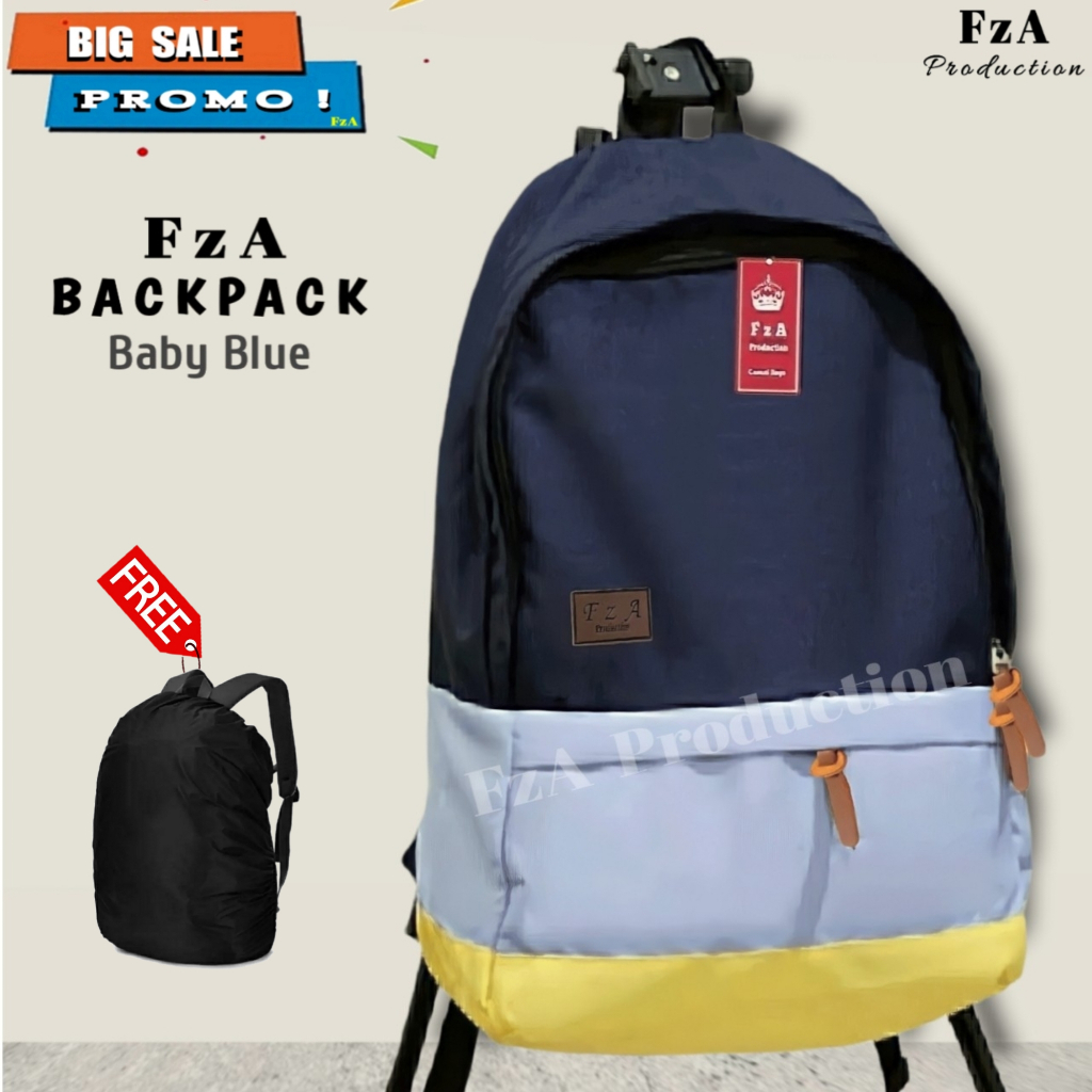 FzA Official - Tas Ransel Distro Original Casual pria Wanita / Tas Ransel Laptop / Backpack Sekolah Kuliah Distro Original Tas Punggung Laptop - BBRC