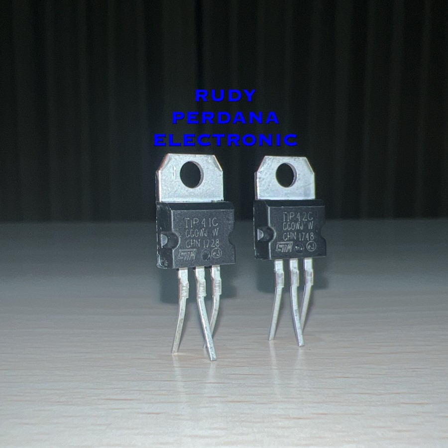 TRANSISTOR TIP 41 42 C 41C 42C TIP41 TIP42 TIP41C TIP42C ST-II SERI 2