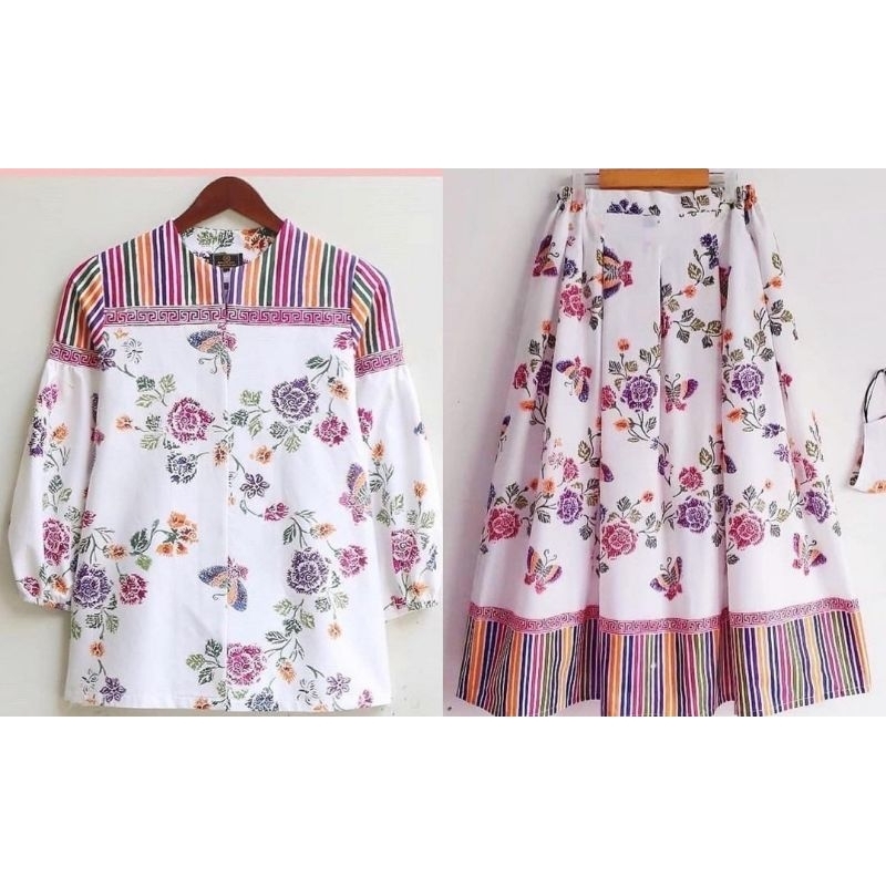 Set rok dan blus batik