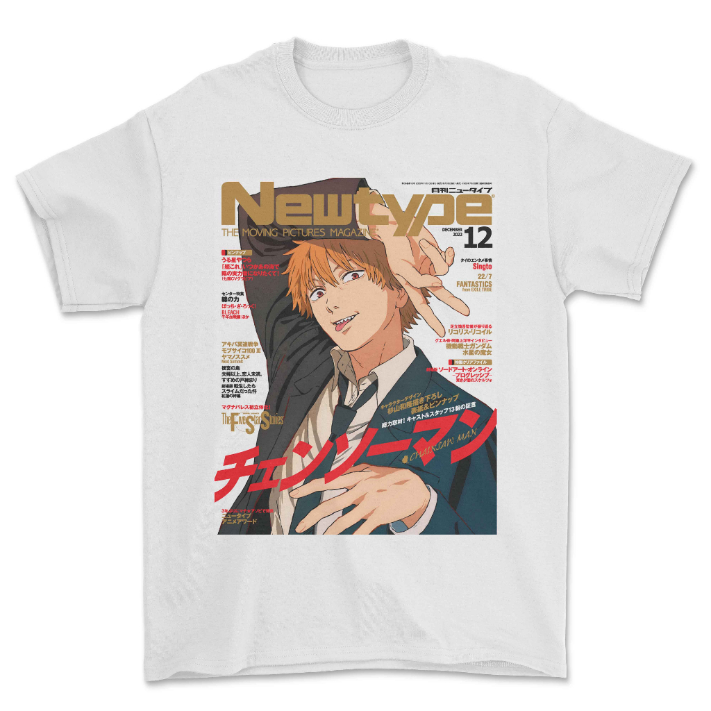 KAOS DENJI CHAINSAWMAN NEWTYPE