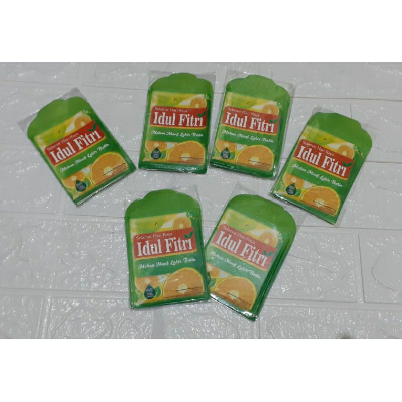 

100 Lembar Amplop LEBARAN snack medium 7x9cm spesial nutrisari