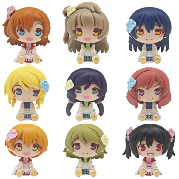 

Unik 9 pcs/set Figure Love Live! School Idol Festival Figure Anime Kawaii Murah