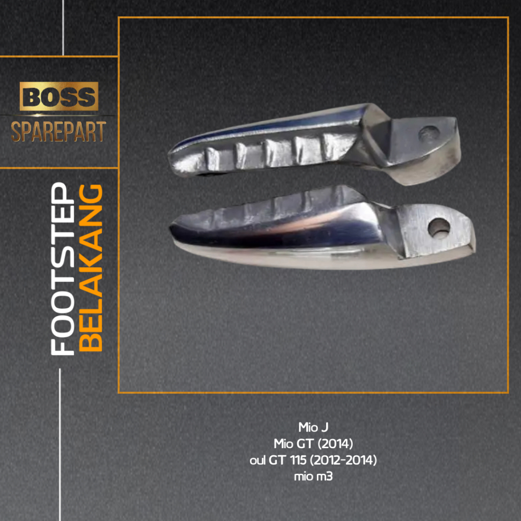 Footstep Belakang Mio J-GT-Soul GT 115 M3 Foot Step Karet Pijakan Hanzo
