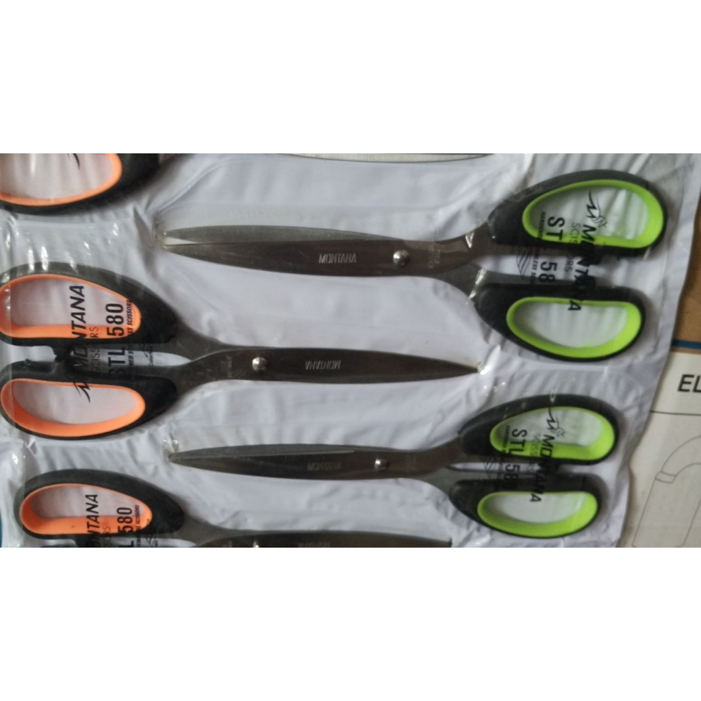 

Gunting Besar Renteng Hitam Stainless Montana STL-580