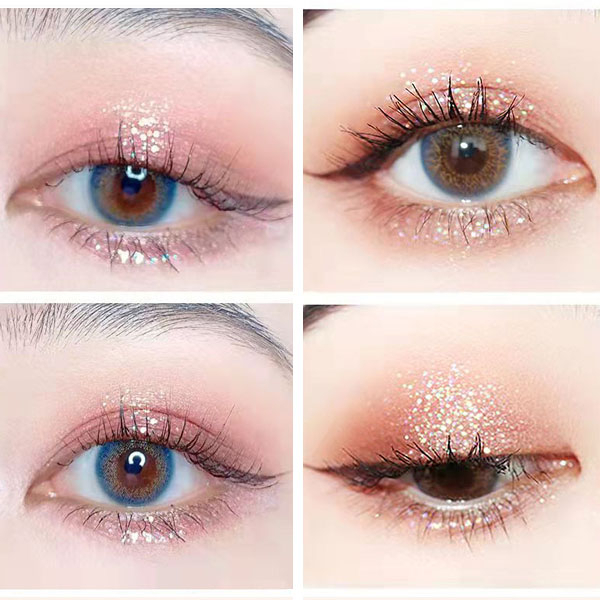 Lameila Liquid Eyeshadow Pearl Light / Eye Shadow High Gloss Crystal Cair / Waterproof Eyeshadow Highlight Repair / TS-2