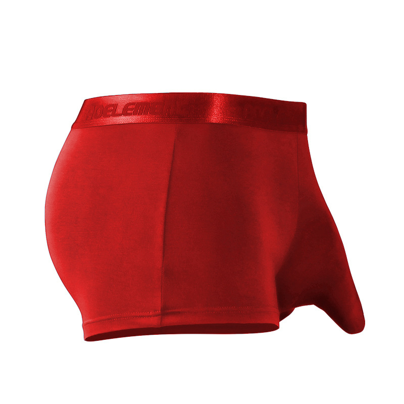 AOELEMENT Men Boxer Rhino Pria Celana Dalam Belalai Pria Red AO225R