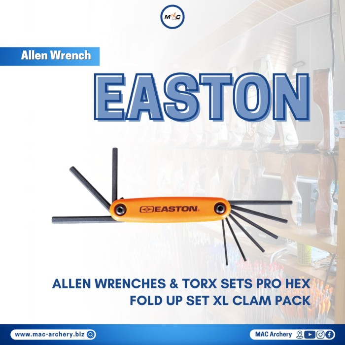 Easton Pro Hex Allen Wrench Std Kunci L untuk busur compound panahan