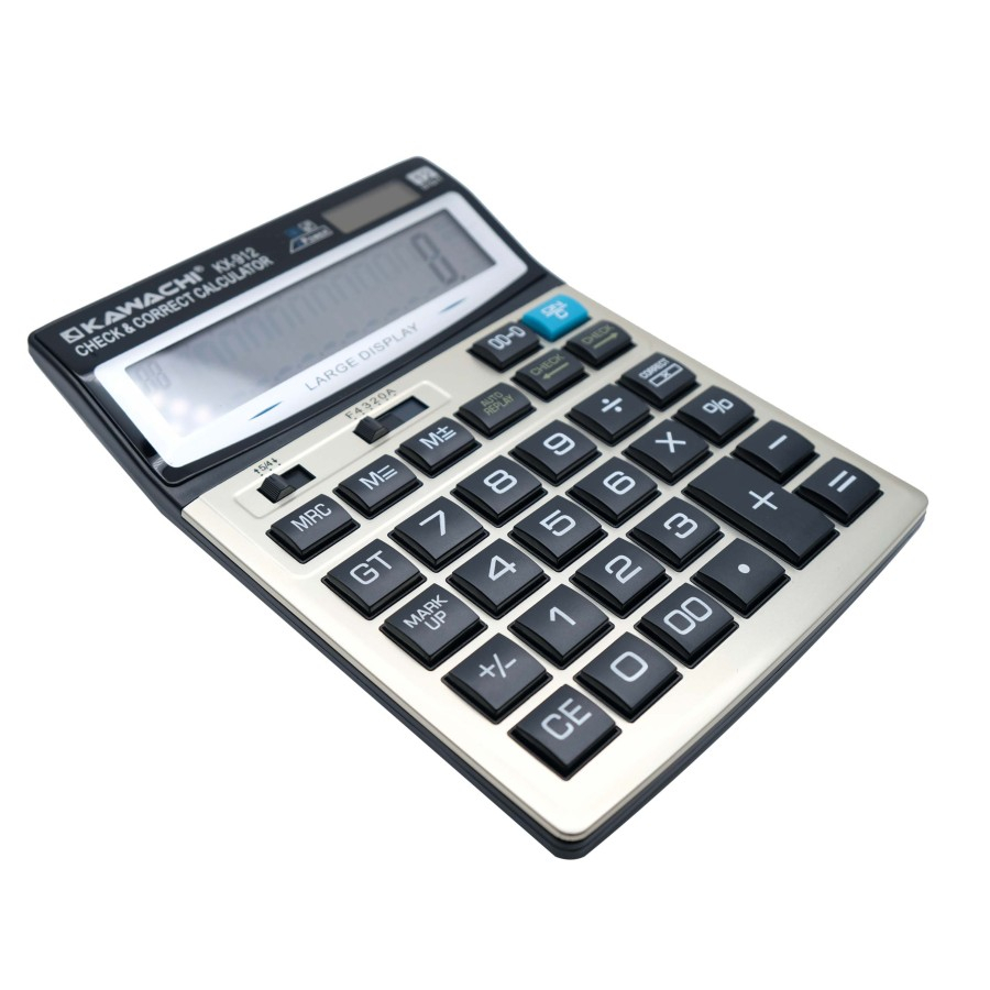 

Kalkulator Electronik Large Display 12 Digits KX-912 KAWACHI
