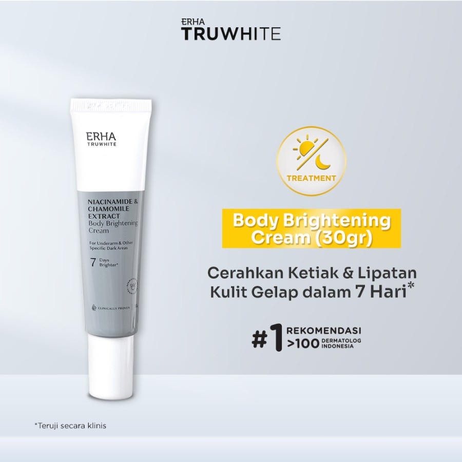 Erha Truwhite Niacinamide & Chamomile Extract Body Brightening Cream PEMUTIH KETIAK