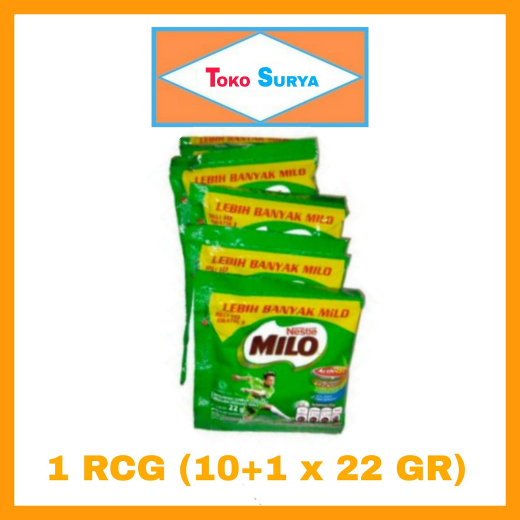 

Nestle Milo Active Go Sachet Renceng 10 x 22 Gr