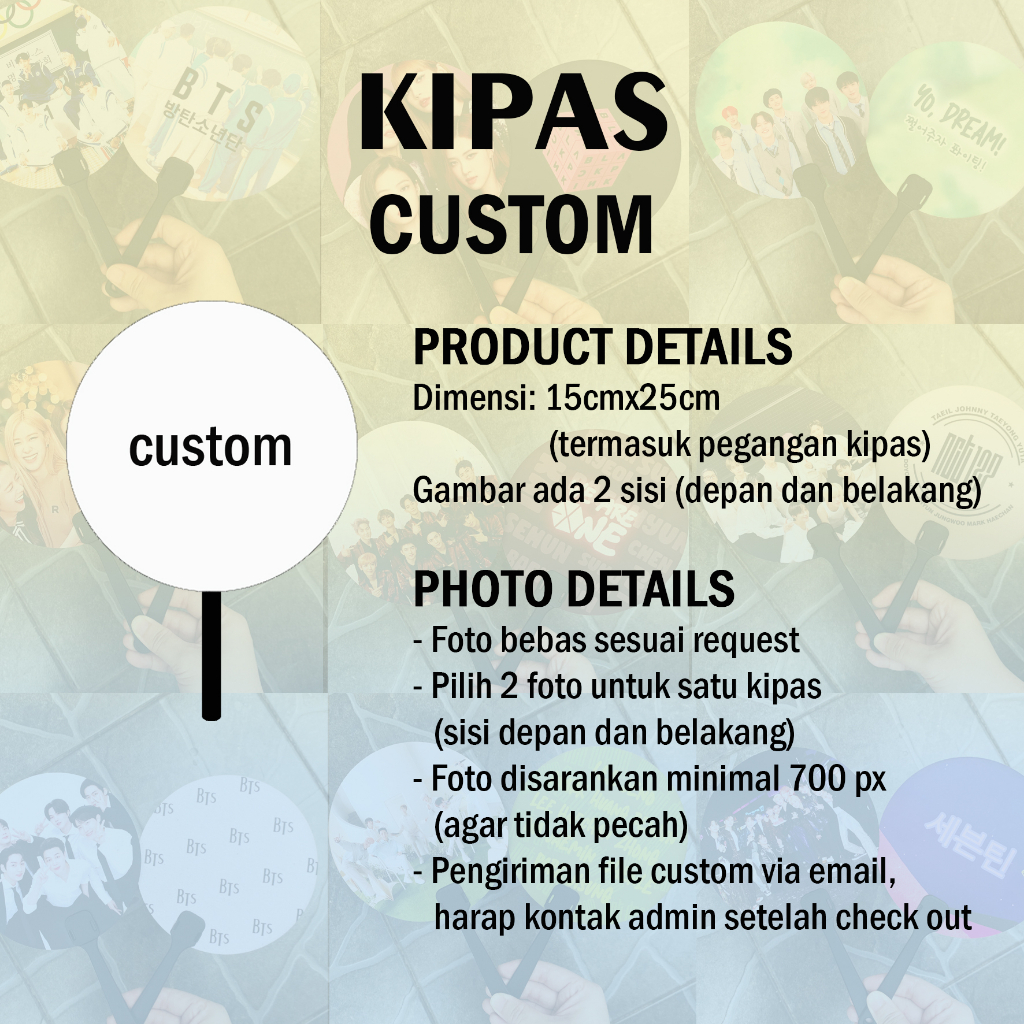 KP-0007, Unofficial Kipas Hand Fan CUSTOM