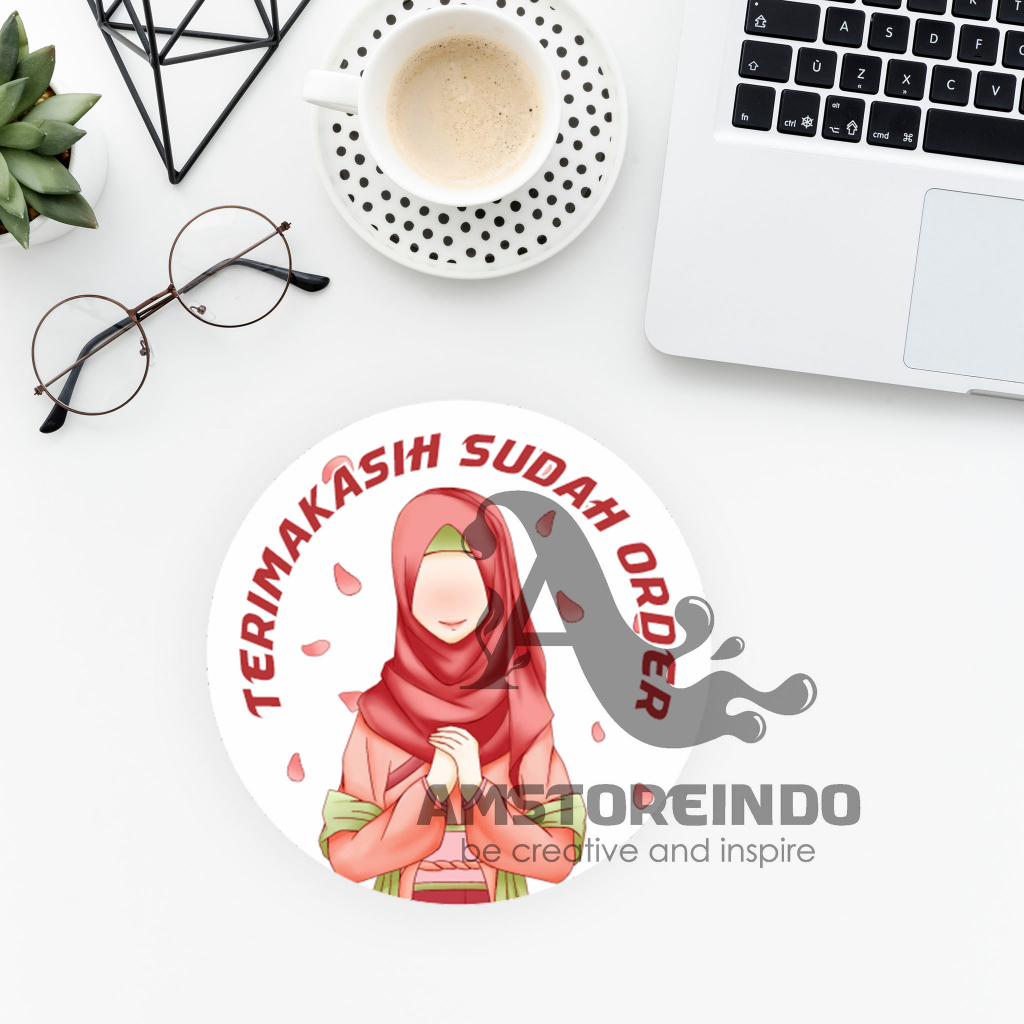 

100 Pcs Thank You Sticker Terimakasih Sudah Order TY049