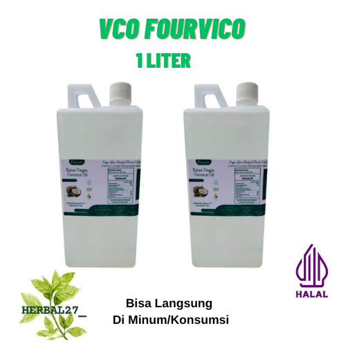 

VCO Virgin Coconut Oil 500ml dan 1 Liter / Vco Fourvico 500ml