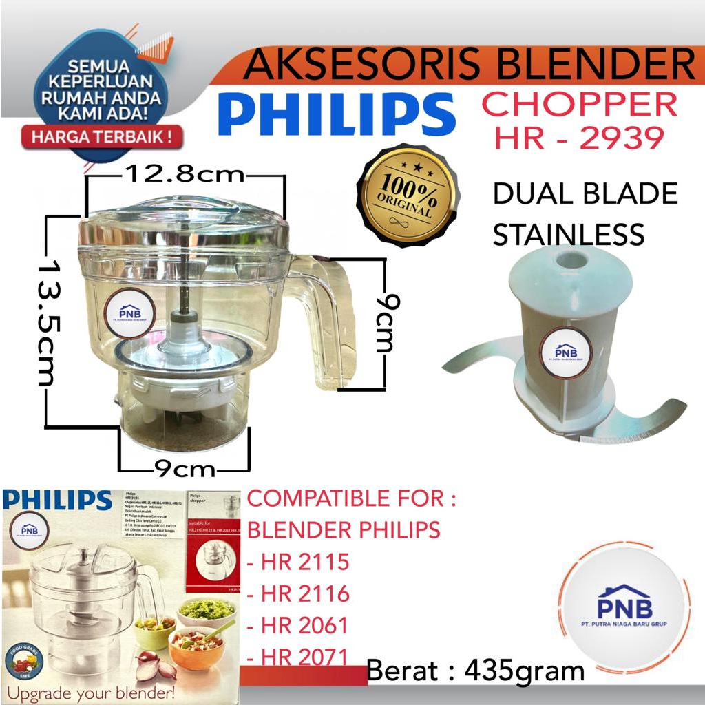 PHILIPS Aksesories Chopper Untuk Blender HR2115 & HR2116