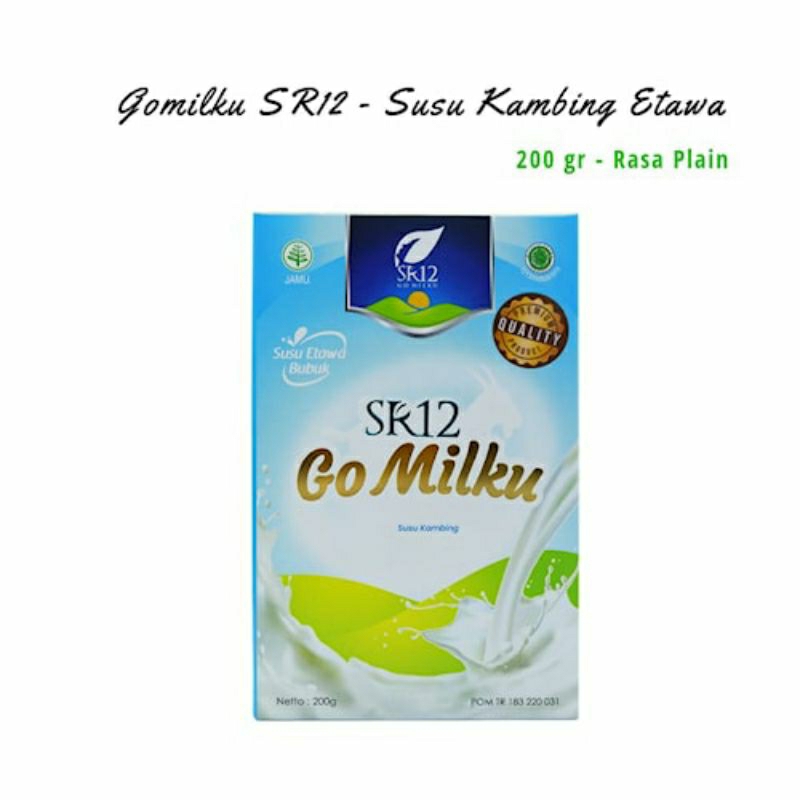 

GOMILKU SR12 RASA PLAIN 200 GRAM / SUSU BUBUK ETAWA