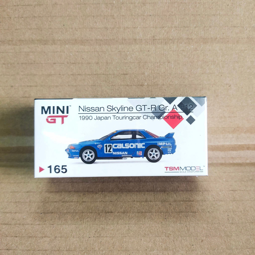 Mini GT 165 Nissan Skyline GT-R Calsonic 1990 Japan Touringcar