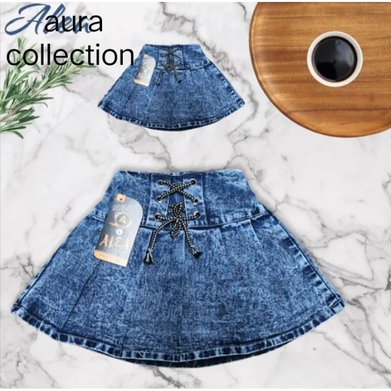 Rok Jeans Anak Snow usia 1-7 tahun