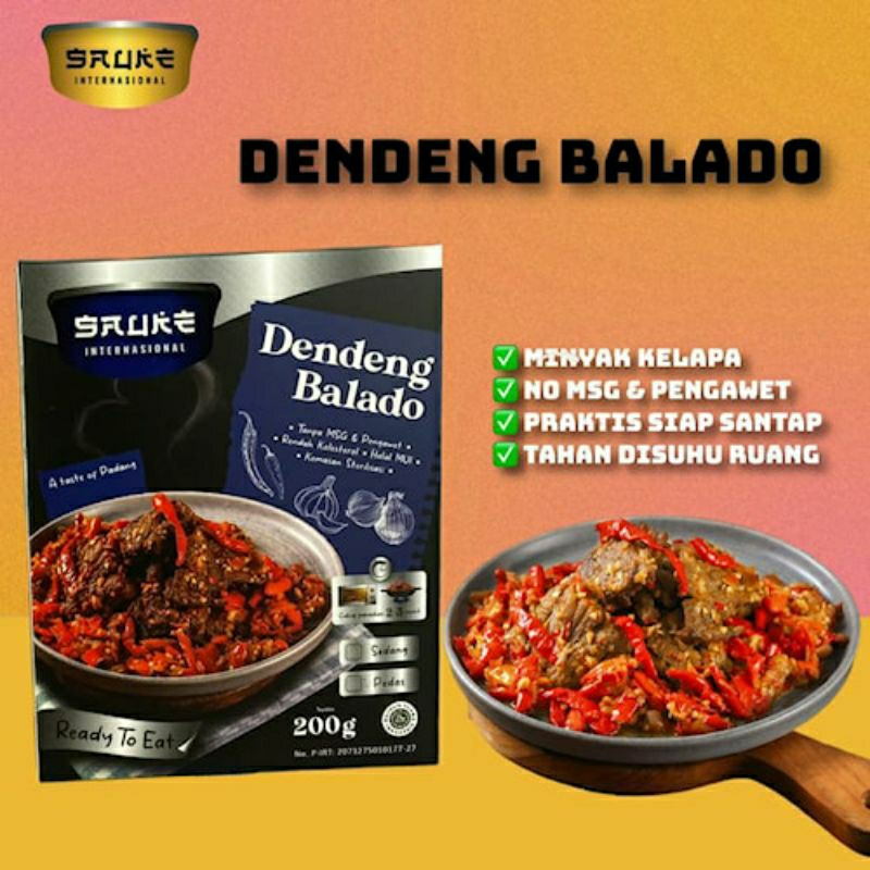 DENDENG BALADO KEMASAN BOX 200GR