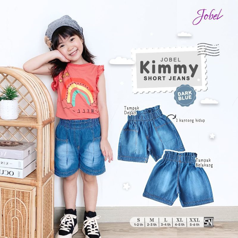 Jobel Kimmy Short Jeans (1-6 tahun)