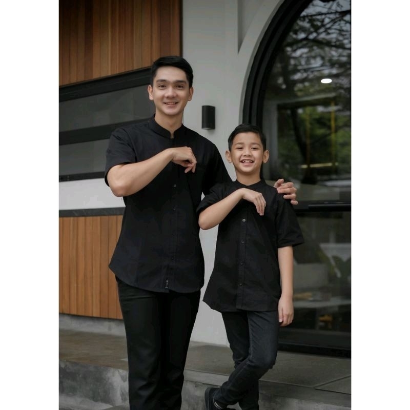 Koko Couple Ayah Dan Anak Laki Pria Dewasa Warna Hitam