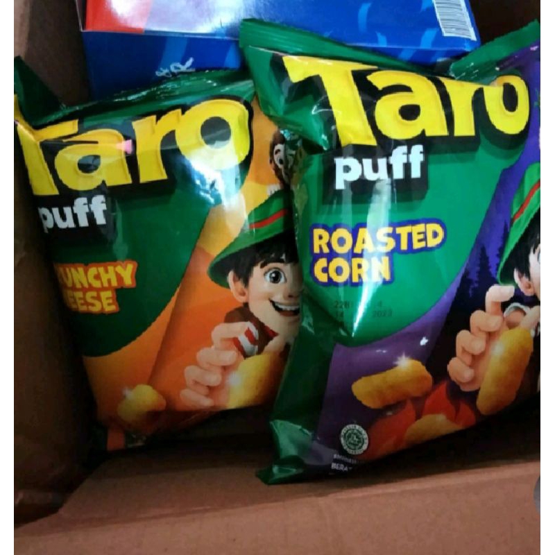 

8 l Taro Puff Roasted Corn 60 gram 1 pcs