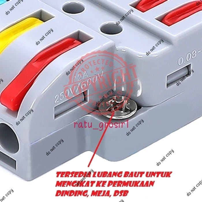 Terminal Konektor Kabel Cabang Input 2 Kabel Output 4 / Output 6