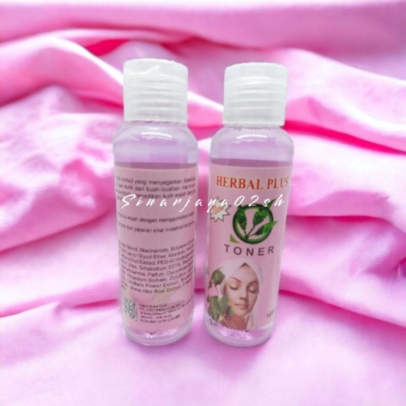 New Toner herbal plus 100ml ORIGINAL BPOM