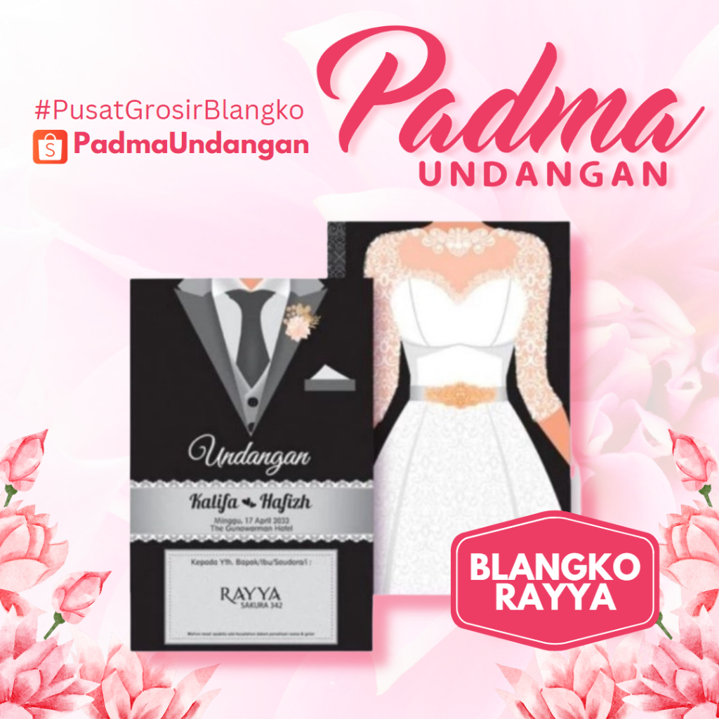 Blangko Undangan Rayya 342 | PadmaUndangan
