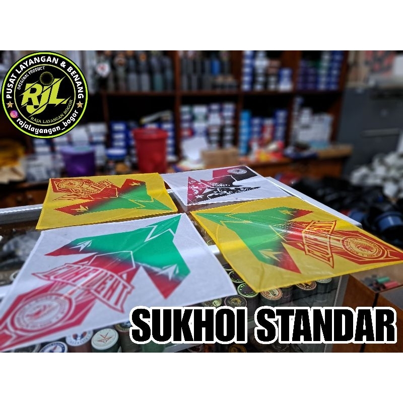 LAYANGAN SUKHOI STANDAR 1 PACK ISI 100 PCS
