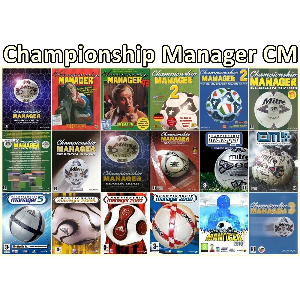 Championship Manager CM Game untuk Komputer PC Laptop KOLEKSI LENGKAP TERBARU