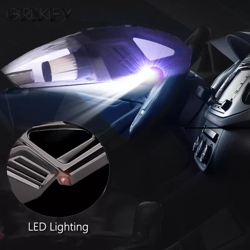 Paket Vacuum Mobil 12V 120W LED Light &amp; Adaptor Vacuum 12V 5A 60W Bisa Di Gunakan Di Dalam Rumah