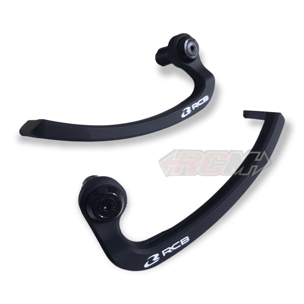 HANDGUARD HAND LEVER GUARD PELINDUNG TANGAN HENDEL HANDLE HANDEL TUAS JALU END GRIP GP2-V2 GP2V2 GP2 V2 BLACK HITAM DOFF DOP CNC ORI ORIGINAL RCB RACING BOY RACINGBOY ASLI