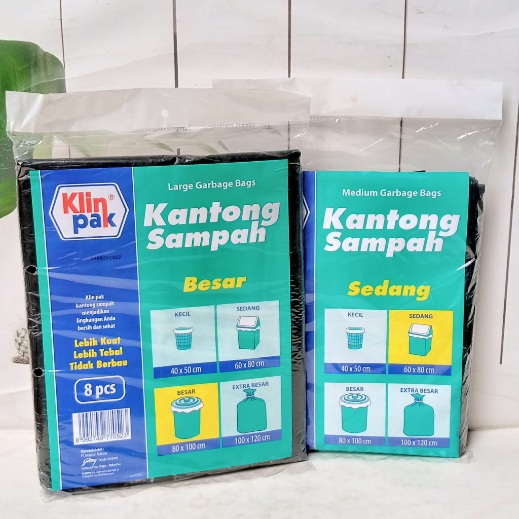 Klin Pak Kantong Sampah Sedang/Besar