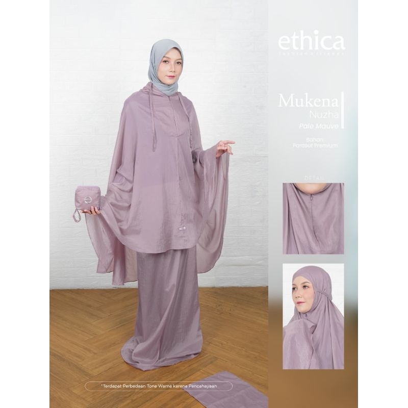 MUKENA DEWASA MINI NUZHA BY ETHICA HIJAB