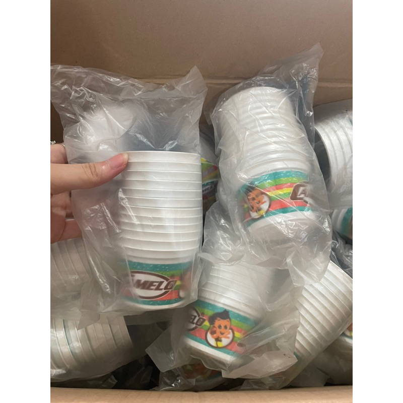 Cup Es Krim Camelo 50 ML dengan Tutup dan Sendok