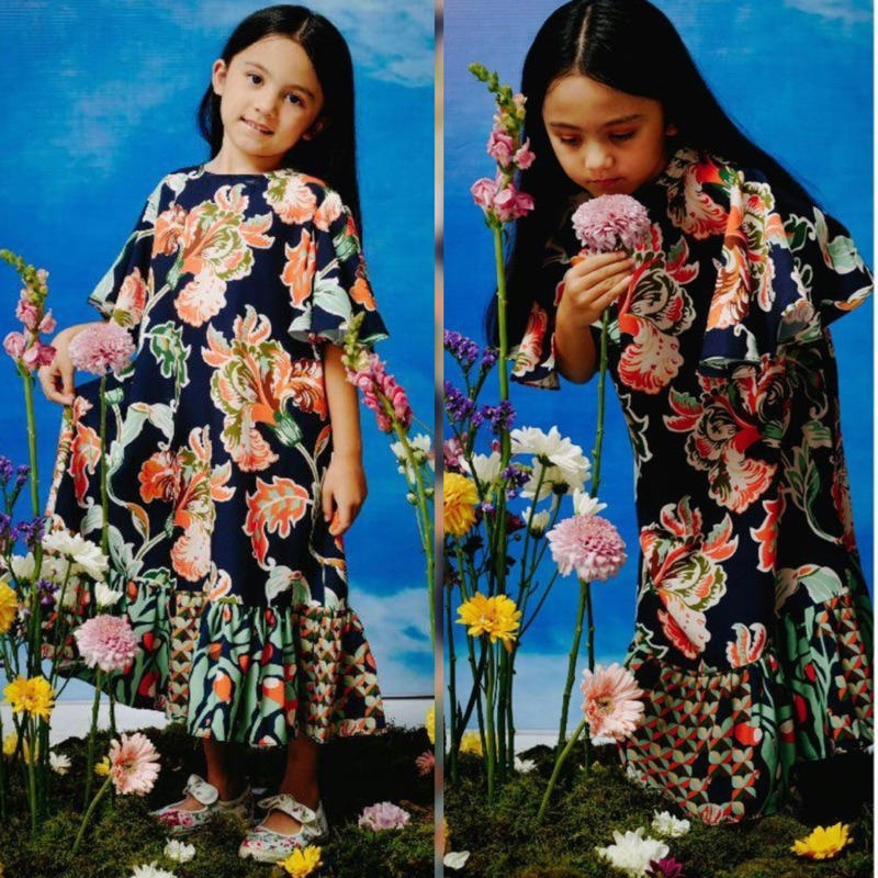 EVELYN DRESS MIX || ALEZA LABEL || Dress anak