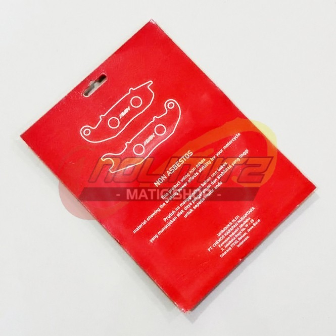 Kampas Rem Nissin Samurai Brake Pad 2 Piston Kanan