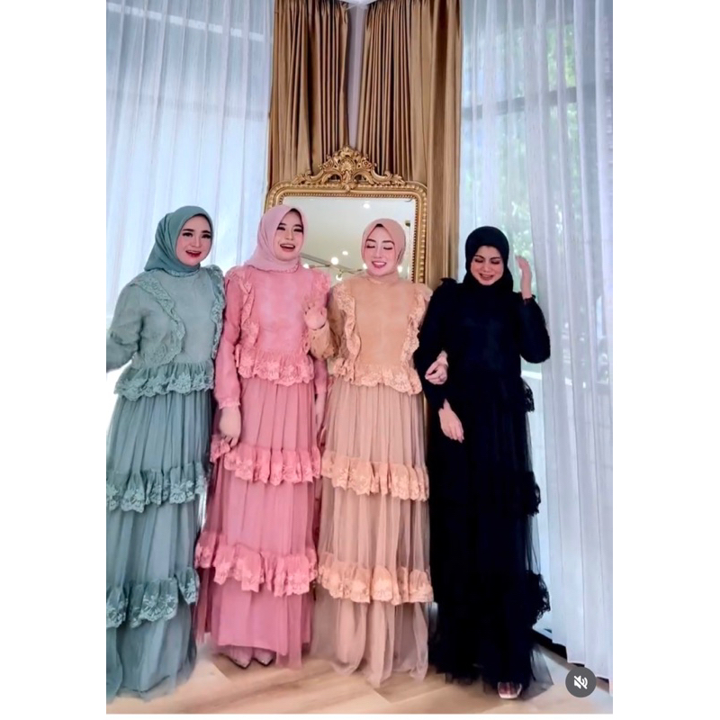 gamis brokat import